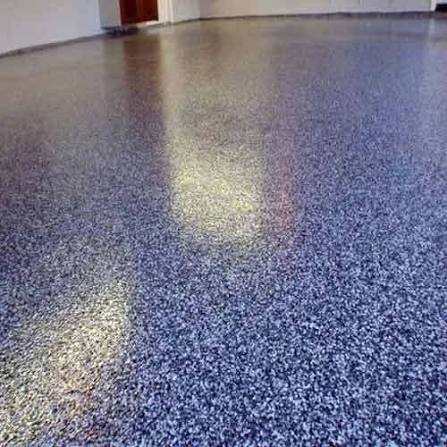 Safety Textured Orange Flake Epoxy